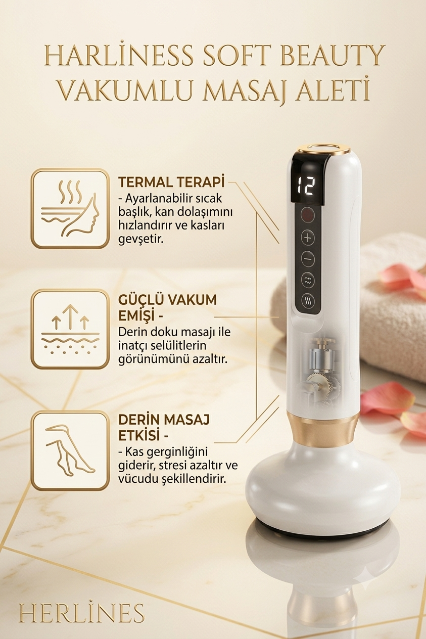 Herlines™ SoftBeauty Vakumlu Masaj Aleti