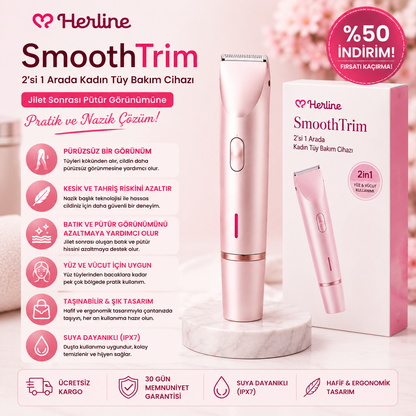 Herline SmoothTrim 2'si 1 Arada Tıraş Makinası