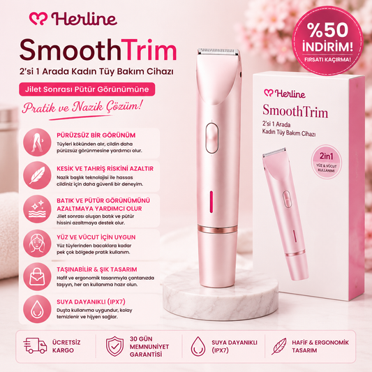 Herline SmoothTrim 2'si 1 Arada Tıraş Makinası