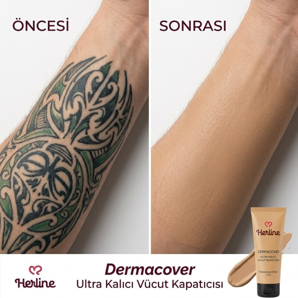 Herline DermaCover Ultra (Kalıcı Vücut Kapatıcısı & Pürüzsüzleştirici Efekt)