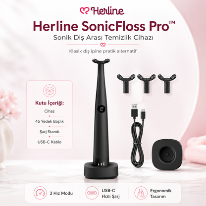 Herline SonicFloss Pro Sonik Diş Arası Temizlik Cihazı