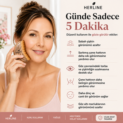 Herline SculptBrush™ – Yüz Şekillendirici Masaj Fırçası