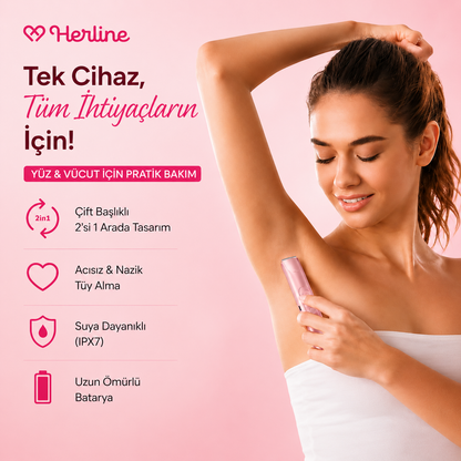 Herline SmoothTrim 2'si 1 Arada Tıraş Makinası