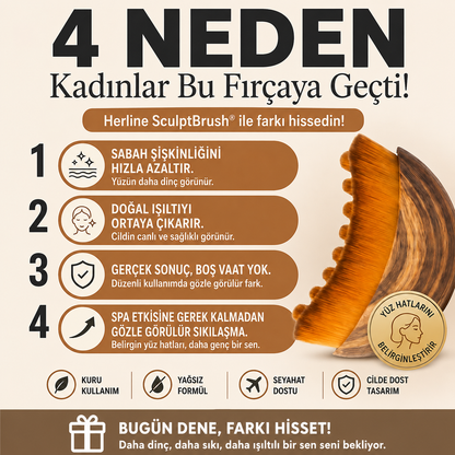 Herline SculptBrush™ – Yüz Şekillendirici Masaj Fırçası