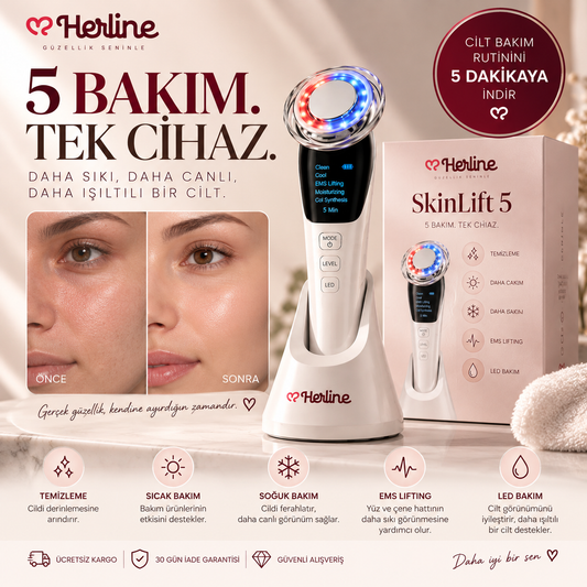 Herline SkinLift 5 5’i 1 Arada Cilt Bakım Cihazı