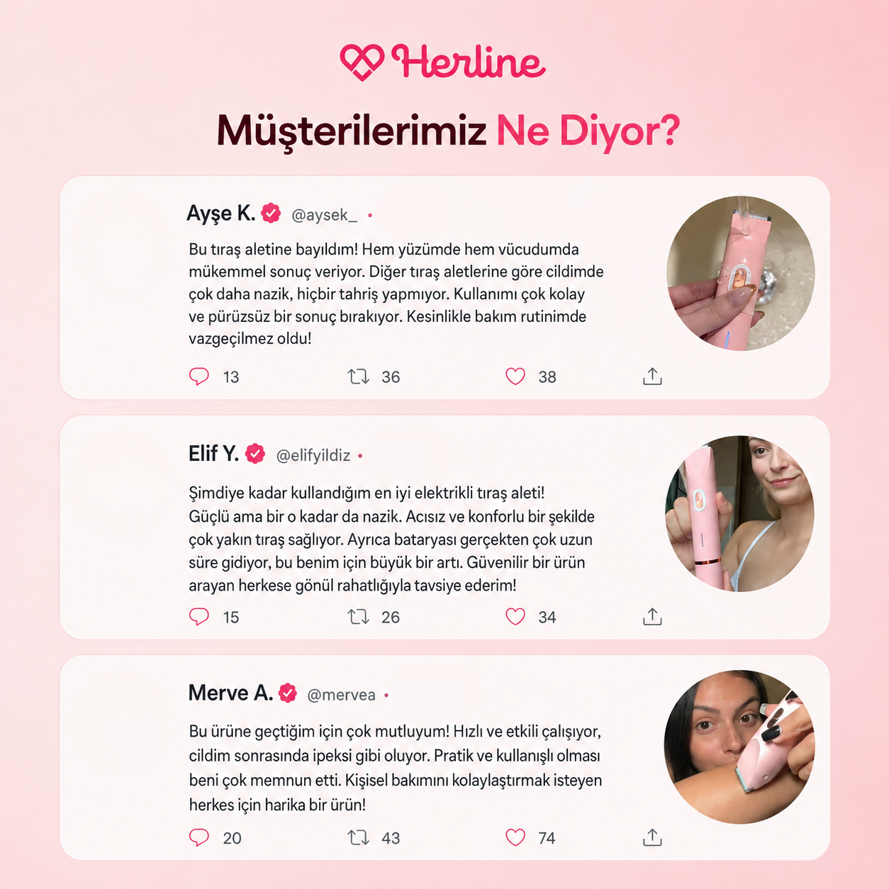 Herline SmoothTrim 2'si 1 Arada Tıraş Makinası