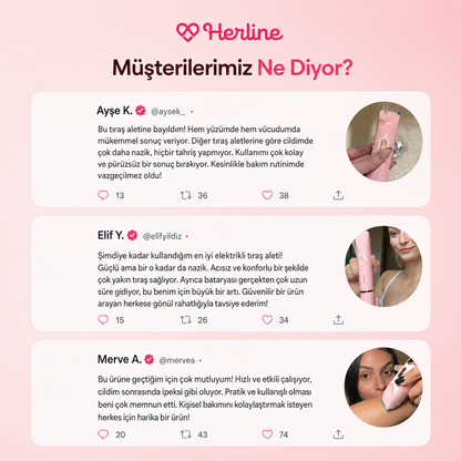 Herline SmoothTrim 2'si 1 Arada Tıraş Makinası