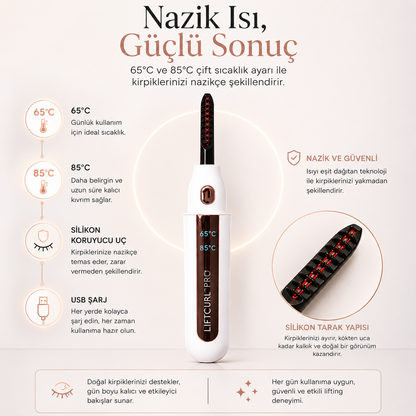 Herline LiftCurl™ Pro Isıtmalı Kirpik Şekillendirici