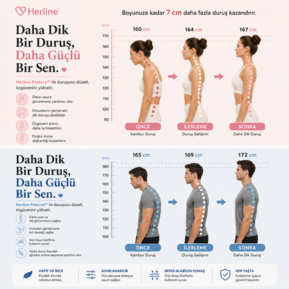 HERLINE POSTURE™ Duruş Destekleyici Korse