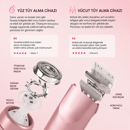 Herline SmoothTrim 2'si 1 Arada Tıraş Makinası