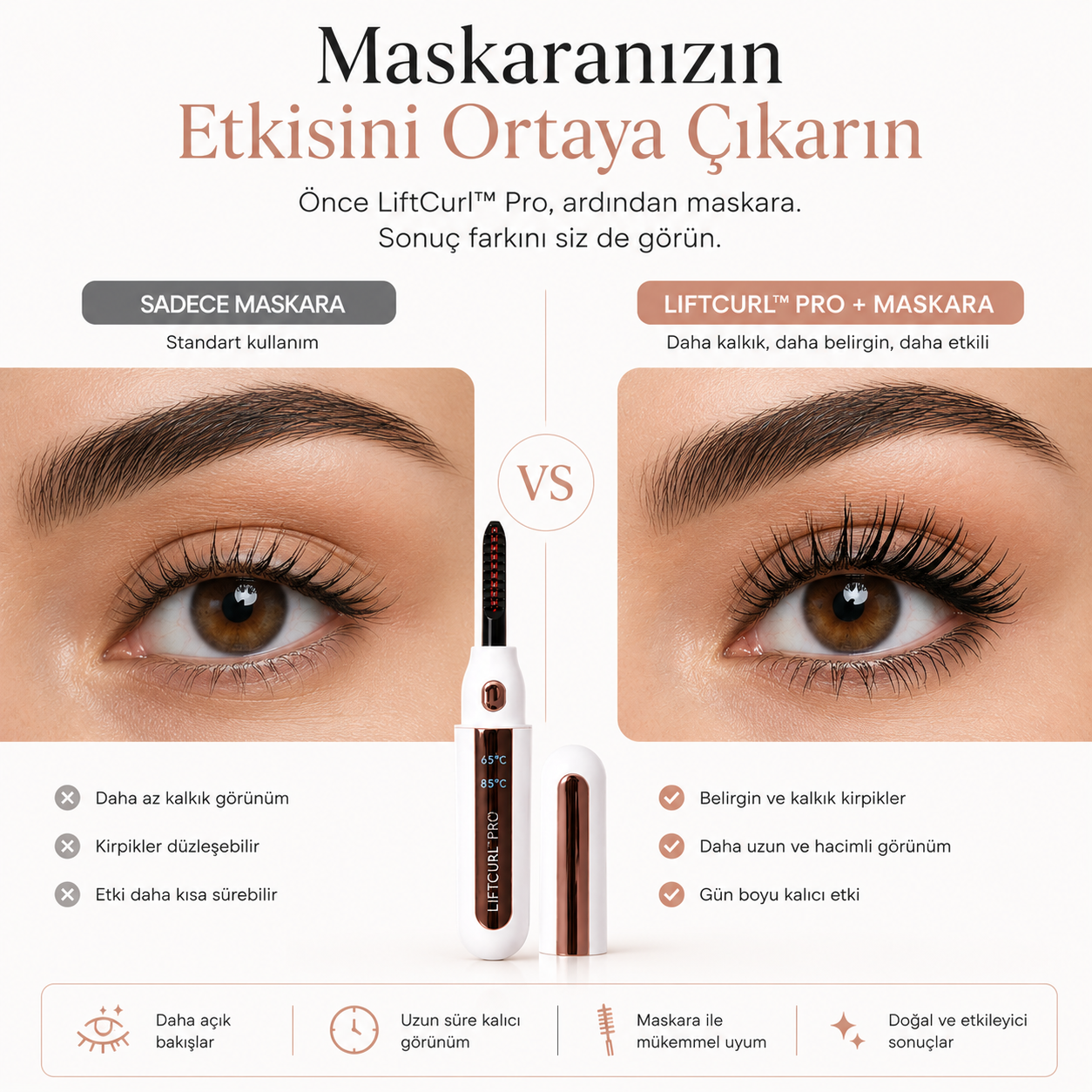 Herline LiftCurl™ Pro Isıtmalı Kirpik Şekillendirici