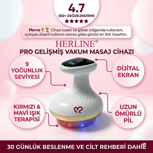 Herline 4'ü 1 Arada Masaj Aleti (Selülit, Lipödem, Lenfödem)