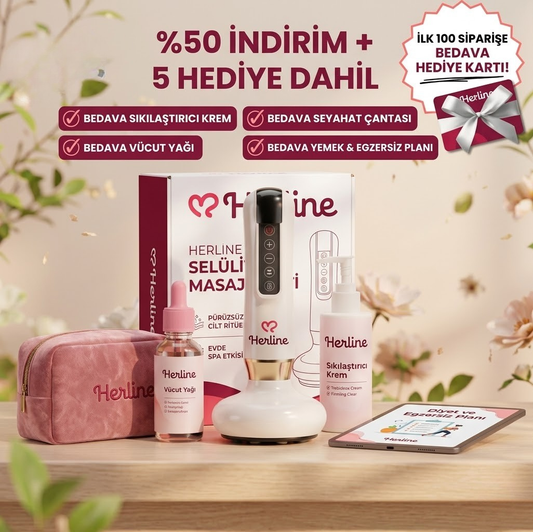 Herline Selülit Karşıtı Masaj Aleti( 7-Etkili Derin Dönüşüm Mekanizmalı)