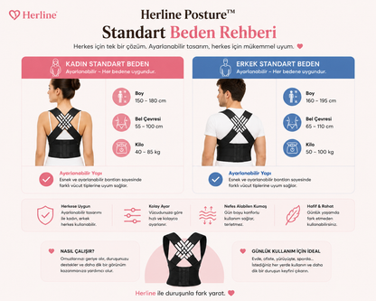 HERLINE POSTURE™ Duruş Destekleyici Korse
