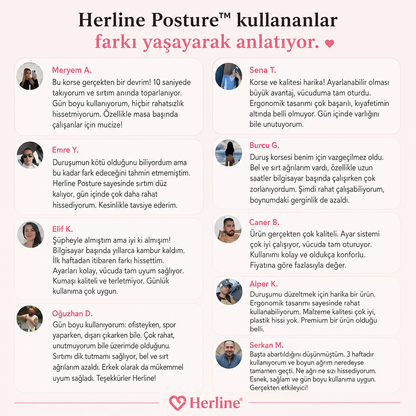 HERLINE POSTURE™ Duruş Destekleyici Korse