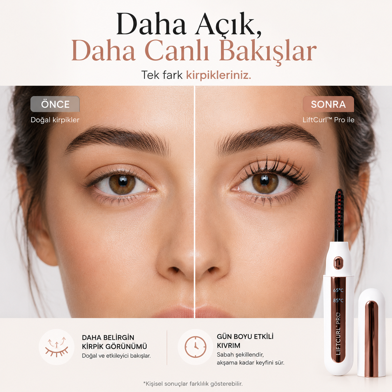 Herline LiftCurl™ Pro Isıtmalı Kirpik Şekillendirici