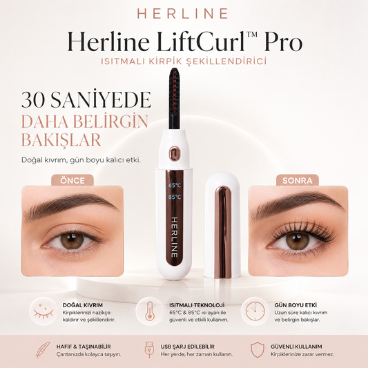Herline LiftCurl™ Pro Isıtmalı Kirpik Şekillendirici
